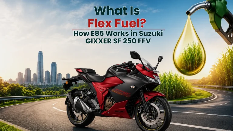 What Is Flex Fuel & How Does E85 Work in the Suzuki GIXXER SF 250 FFV