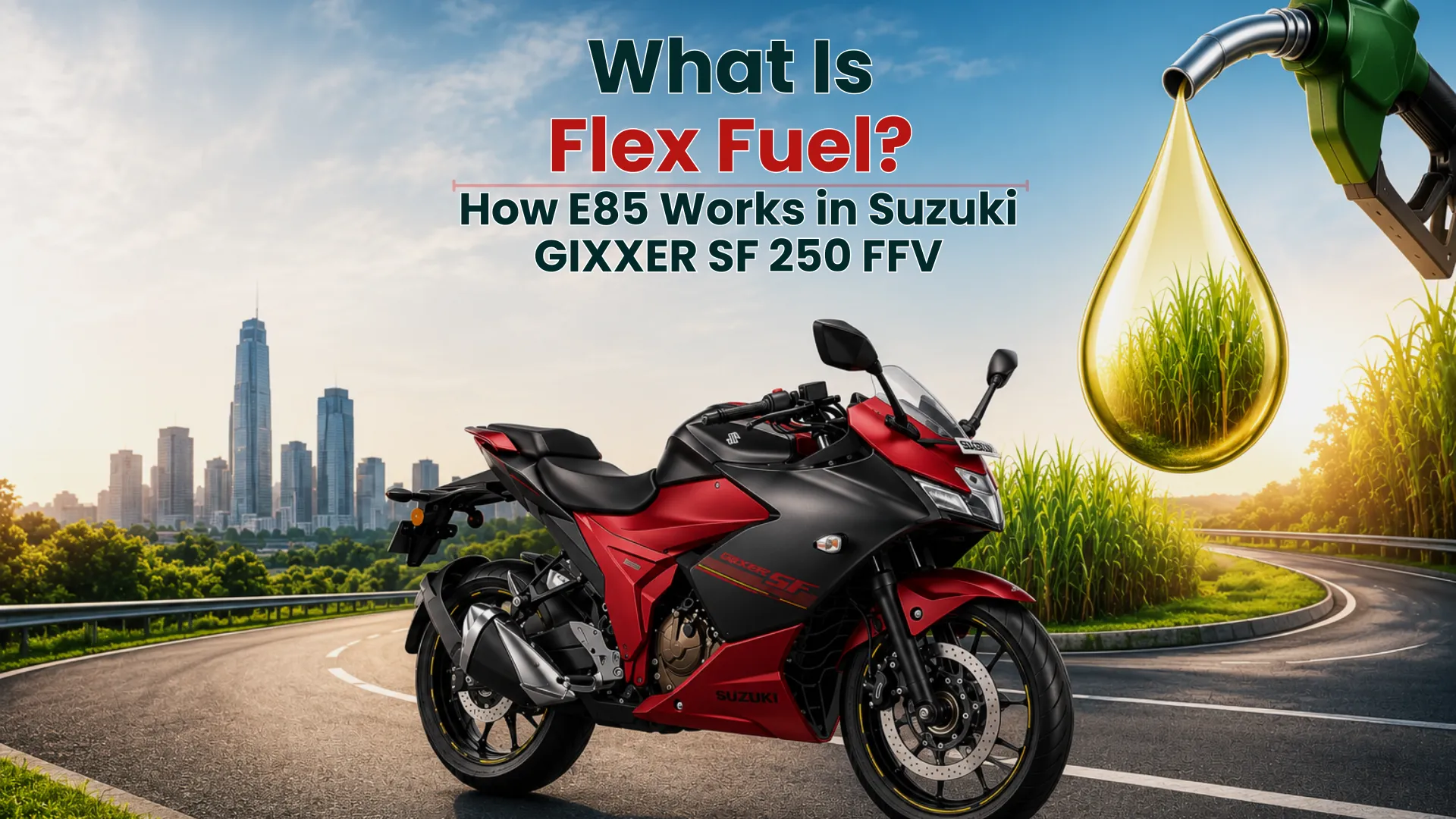 What Is Flex Fuel & How Does E85 Work in the Suzuki GIXXER SF 250 FFV