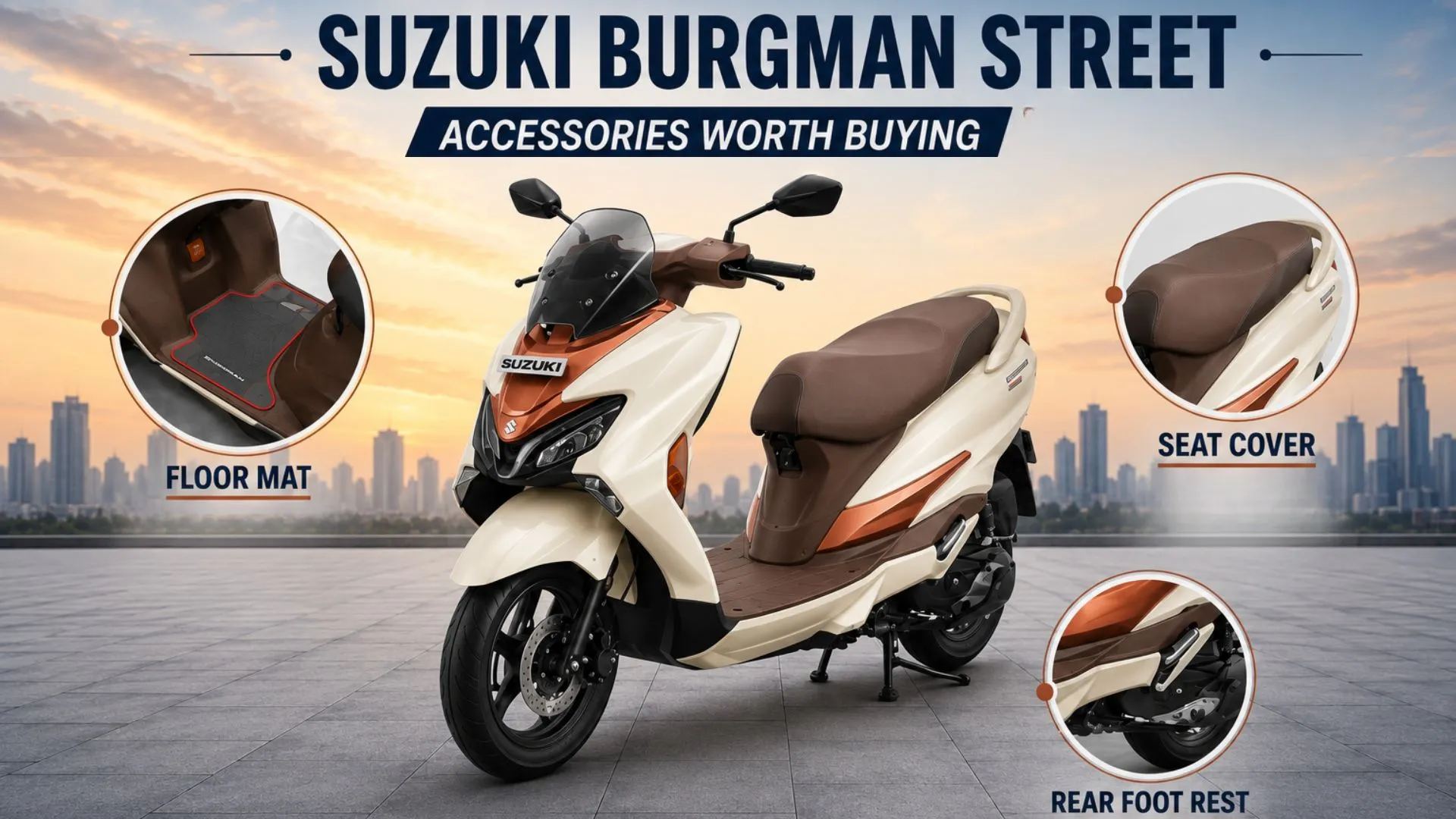 Suzuki Burgman Street accessories