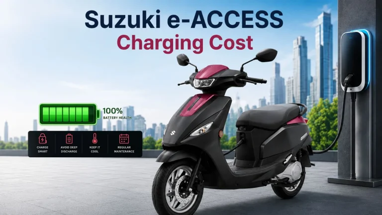 Suzuki e-ACCESS Charging Cost, and Charging Time