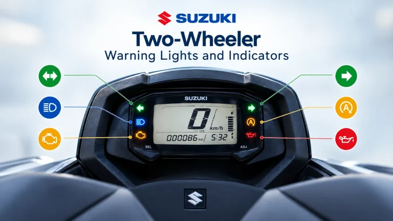 Suzuki Two-Wheeler Warning Lights and Indicators