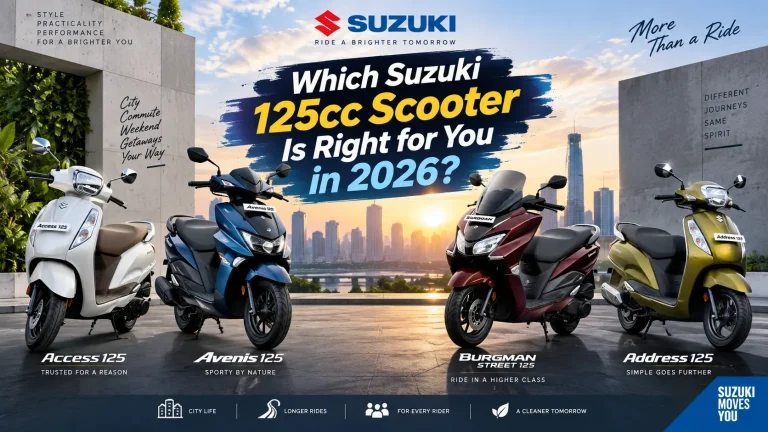 Which Suzuki 125cc Scooter Is Right for You in 2026